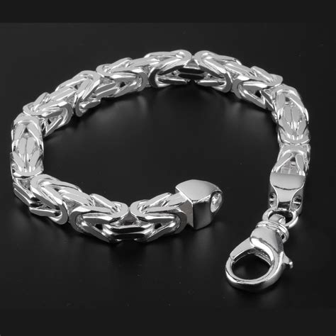 Men's Designer Silver Bracelets 